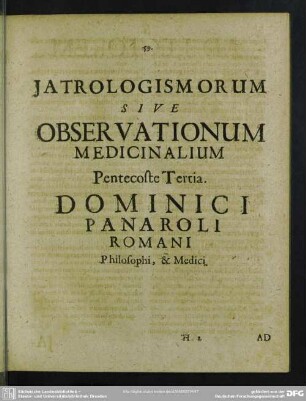 Pentecoste Tertia