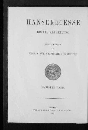 Abth. 3, Bd. 6: Von 1477 - 1530 : Bd. 6