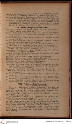 VII. Aktien-Gesellschaften.