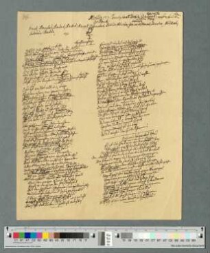 [Volksglaube in den Pyrenäen, Gedichtzyklus], Arbeitsmanuskript, [zwischen 21.03. und 09.04.1845]