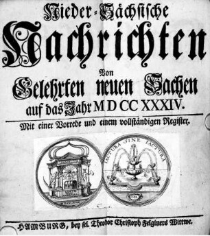 4: Niedersächsische Nachrichten von gelehrten neuen Sachen