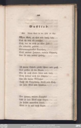 Bußlied.