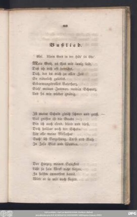 Bußlied.