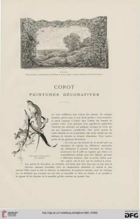 8: Corot : peintures décoratives
