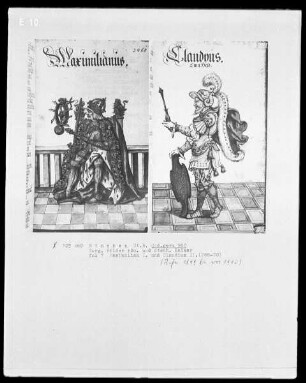 Bilder der römischen und deutschen Kaiser — Claudius 2.