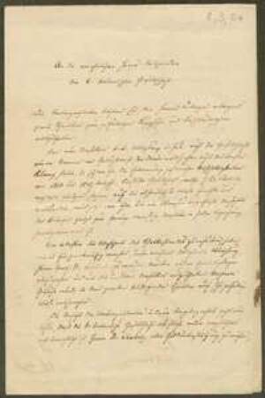 Brief von August Emanuel Fürnrohr