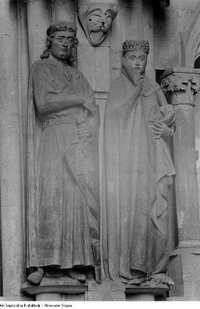 Stifterfiguren Ekkehard II. und Uta von Ballenstedt
