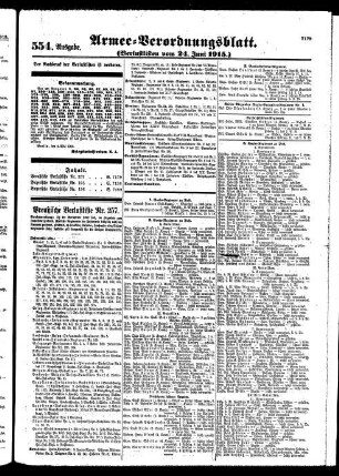 554.Ausgabe. Donnerstag, 24. Juni 1915