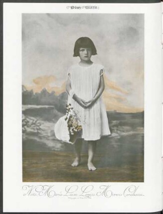 Niña Luisa María Lezica Moreno Carabassa
