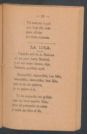 La Lola.
