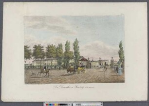 Das Dammthor in Hamburg, von aussen (Ansichten von Hamburg und der Umgegend ; III,28) (Hamburg's Vergangenheit in bildlichen Darstellungen ; III,28)