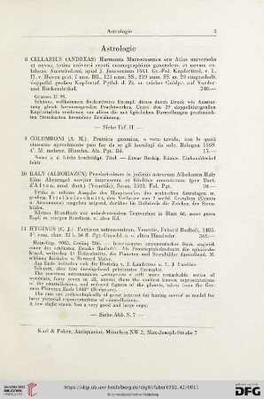 Astrologie (Nr. 8 - 22)