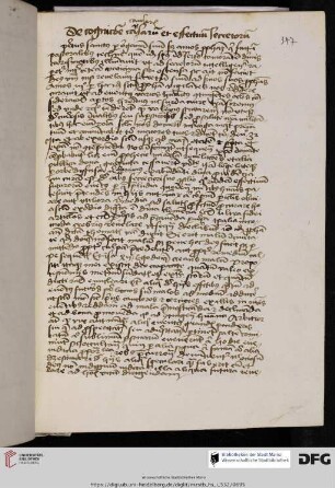 Jacobus de Paradiso, De cognitione causarum et effectum secretorum