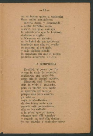 La sorpresa