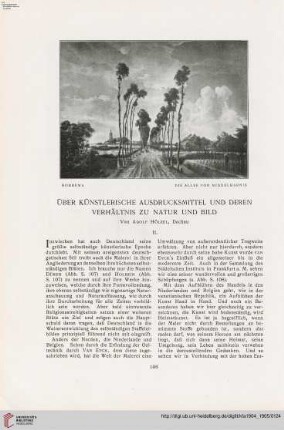 20: Über künstlerische Ausdrucksmittel und deren Verhältnis zu Natur und Bild, [2]