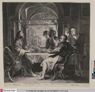 [Christus mit seinen Jüngern in Emmaus; The Supper at Emmaus]