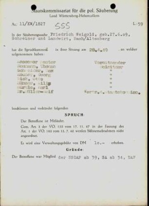 Weigold, Friedrich