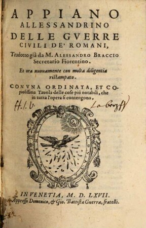 Delle guerre civili de'Romani