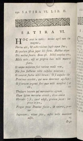 290-303, Satira VI.
