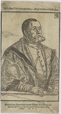 Bildnis des Iustinus Goblerus