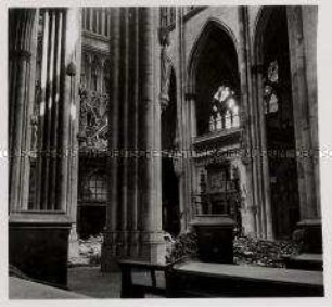 Köln, Dom, Inneres, Zerstörungen