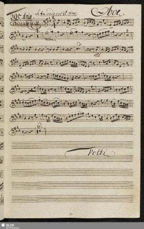 295. Aria: Il contadino geloso / Naumann, J. G.