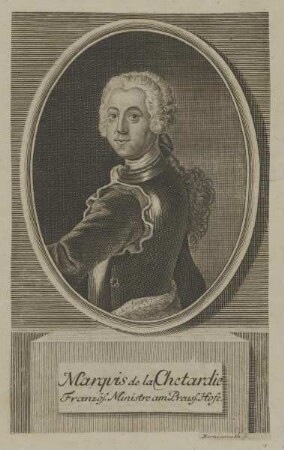 Bildnis des Jacques-Joachim Trotti, marquis de La Chétardie
