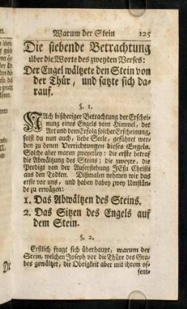 125-144, Siebende Betrachtung