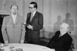 Walter Ulbricht berichtet über eine Reise nach Ungarn und in die CSSR