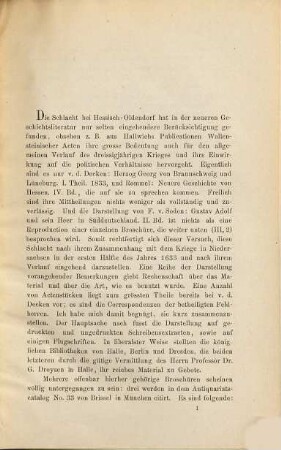 Die Belagerung von Hameln und die Schlacht bei Hessisch-Oldendorf im Jahre 1633 : dissertatio inauguralis historica