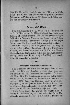 Der Herr Bataillonskommandeur.