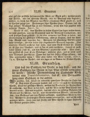 256-266, XLIII. Grundsatz.