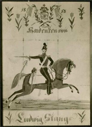 Militärerinnerungsblatt. Zum Andenken von Ludwig Stang