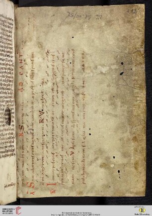 Fragment I (Alter Hinterspiegel): Antiphonar (um 1000)