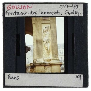 Paris, Goujon, Fontaine des Innocents. Relief Quellnymphyen,Paris, Lescot, Fontaine des Innocents
