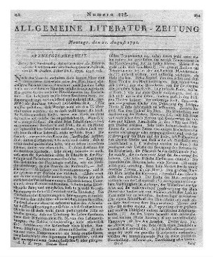 Arnemann, Justus: Entwurf einer practischen Arzneymittellehre. - Göttingen : Vandenhoek & Ruprecht Th. 1. Von den innern Mitteln. - 1791