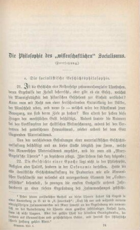 357-379 Die Philosophie des "wissenschaftlichen" Socialismus : Fortsetzung