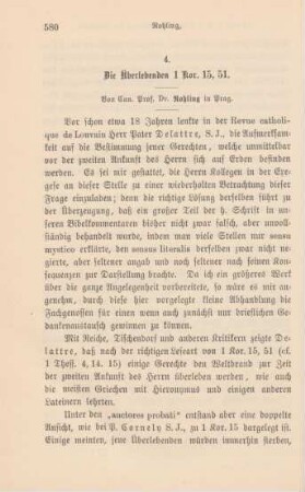 580-591 Die Überlebenden 1 Kor. 15,51