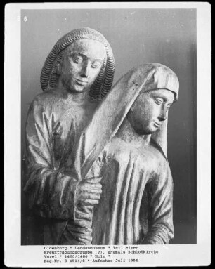 Teil einer Kreuzigungsgruppe: Maria und Johannes