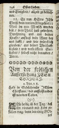 Von der frölichen Aufferstehung Jesu Christi.