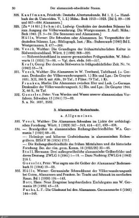 3. Alamannische Bodenfunde