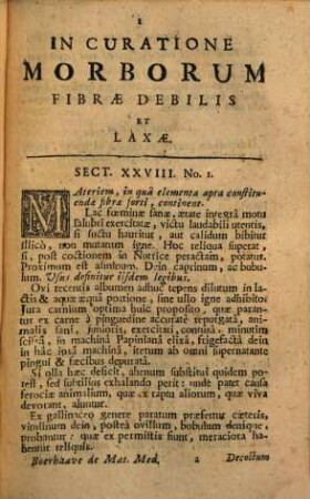 Hermanni Boerhaave Libellus De Materie Medica Et Remediorum Formulis, Quae Serviunt Aphorismis De Cognoscendis Et Curandis Morbis
