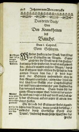 Das dritte Buch/ Von Kranckheiten deß Bauchs.