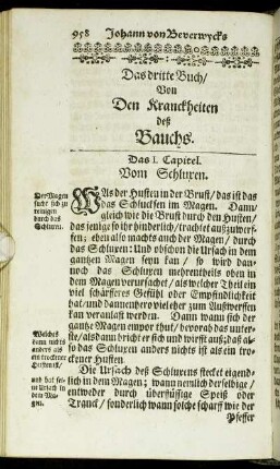 Das dritte Buch/ Von Kranckheiten deß Bauchs.