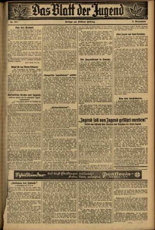 Zweite Ausgabe vom Mittwoch, den 08. November 1933.