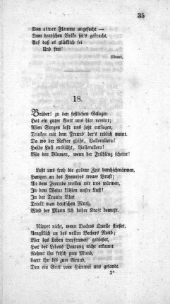 18. Brüder zu den festlichen Gelagen