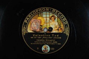 Valentin's Tod : aus der Oper " Margarethe" / (Gounod)