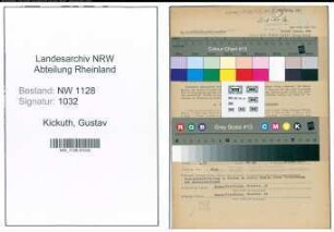 Entnazifizierung Gustav Kickuth , geb. 05.03.1887 (Polizist)