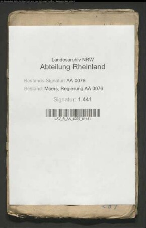 Stift Xanten gegen Johann Mörk zu Döngrath unter Repelen wegen entführten Zehntens II