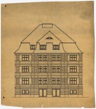 Wohnhausgruppe Lauterbach, Breslau: Ansicht eines Hauses